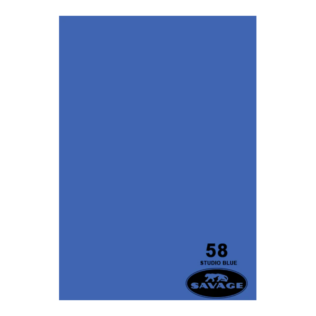 Savage Widestone Seamless Backdrop Paper 9x36ft (Studio Blue)