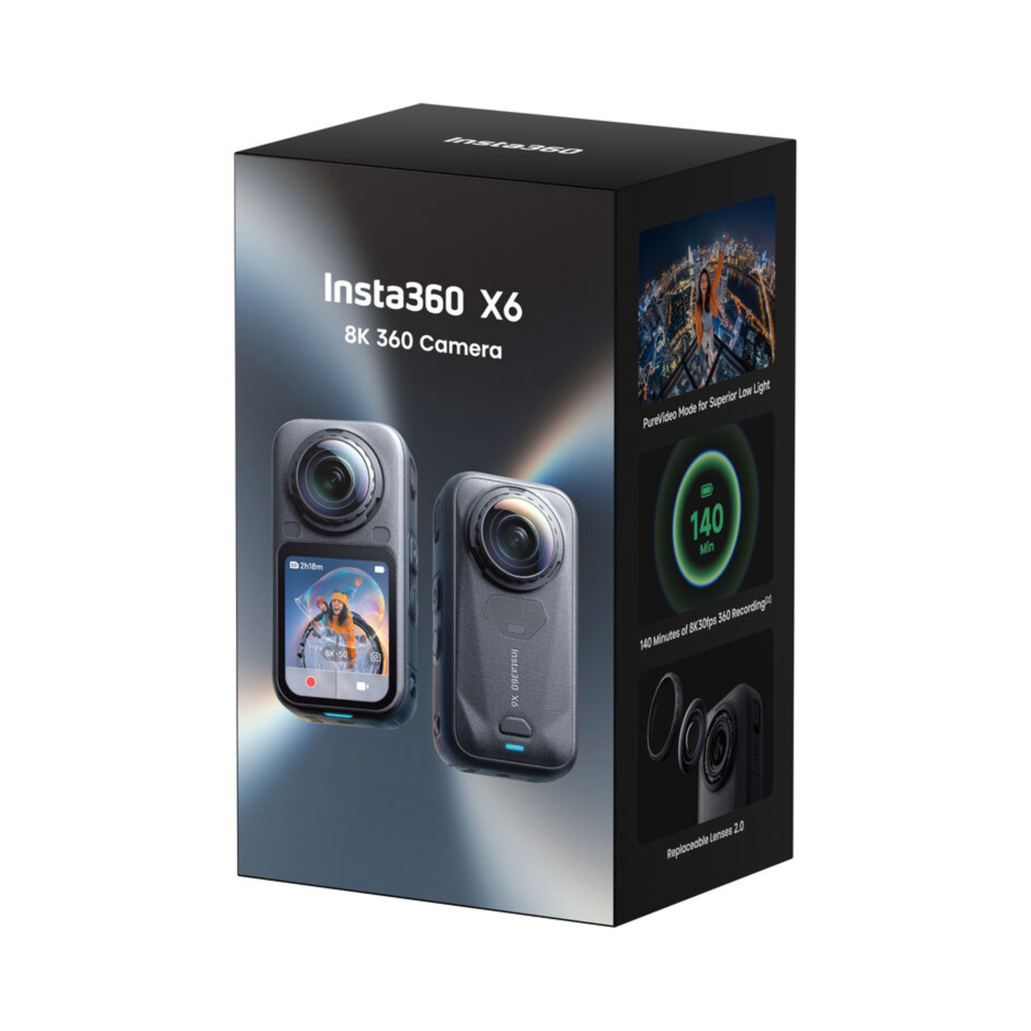 Insta360 X6 360° 8K Camera Essentials Bundle (Midnight Black)