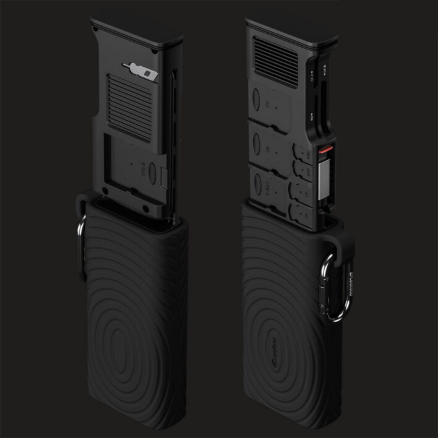 Leofoto LCR-01 High-Speed Memory Card Reader Case – Black