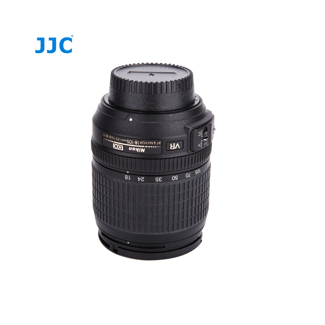 JJC Body & Rear Lens Cap Set for Nikon Mount