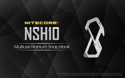 Nitecore NSH10 Titanium Multi-Tool Snap Hook