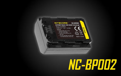 Nitecore BP002 Battery Pack for Sony NP-FZ100 2250mAh