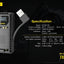 Nitecore FX1 Dual Slot USB Charger for Fujifilm NP-W126/s