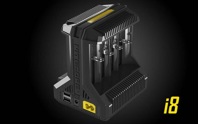 Nitecore i8 8 Slot Universal INTELLIGENT Charger for AA/AAA/18650 Battery