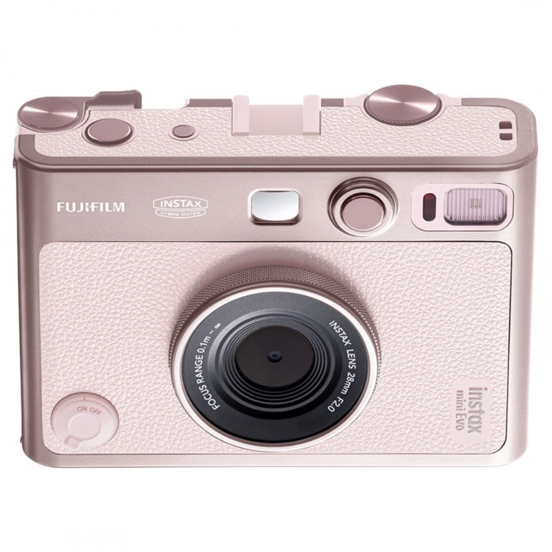 Fujifilm Instax Mini Evo Hybrid Instant Camera Rose Pink