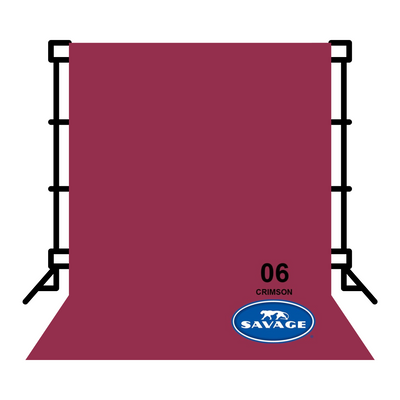 Savage Widestone Seamless Backdrop Paper 9x36ft (Crimson)