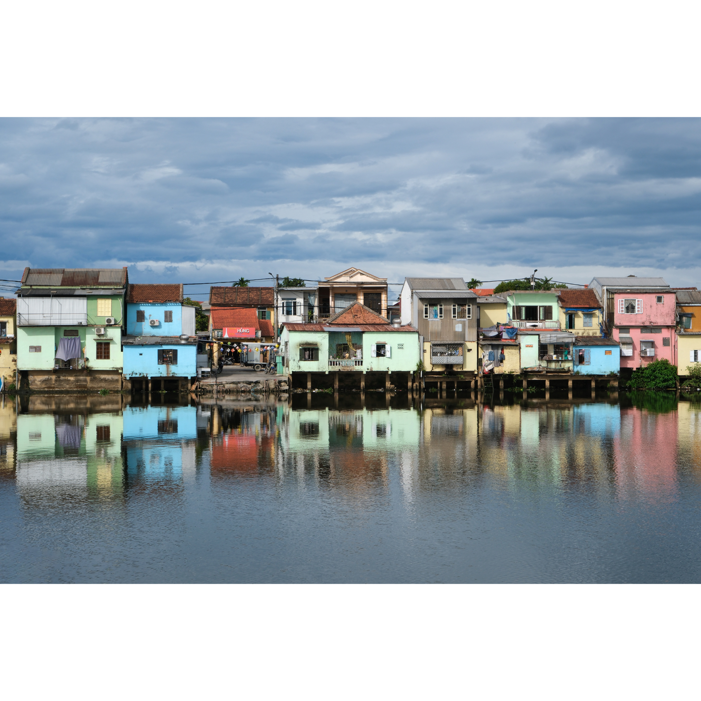 Houses at Hue, Vietnam