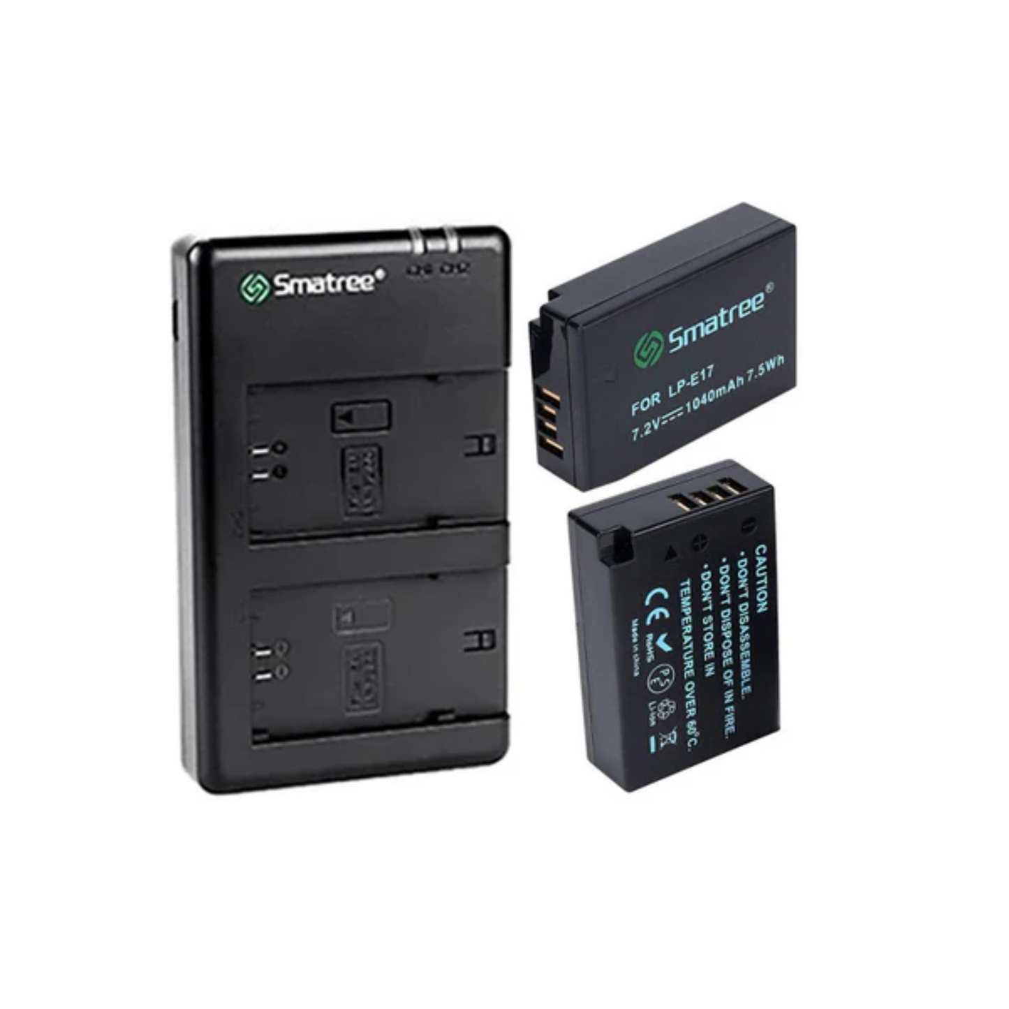 Smatree Battery and Charger for Canon LP-E17