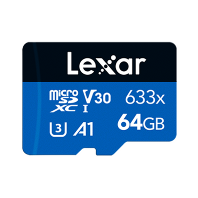 Lexar MicroSD 633x UHS-1 V30  64gb
