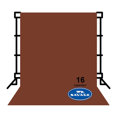 Savage Widestone Seamless Backdrop Paper 9x36ft (Chestnut)