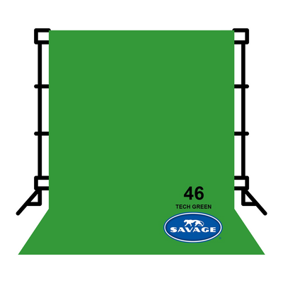 Savage Widestone Seamless Backdrop Paper 9x36ft (Tech Green)