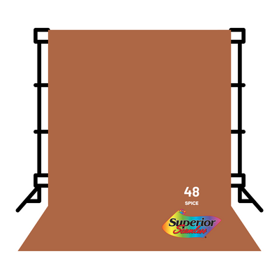 Superior Backdrop Seamless Paper 2.72x10 meters No.48 (Spice)