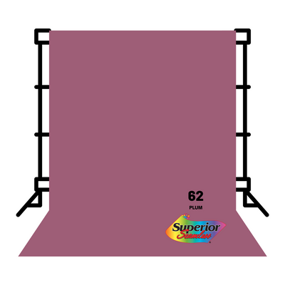 Superior Backdrop Seamless Paper 2.72x10 meters No.62 (Plum)