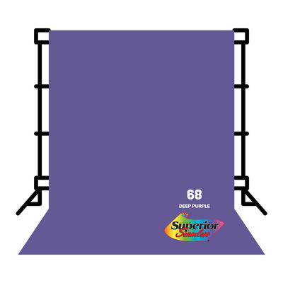 Superior Backdrop Seamless Paper 2.72x10 meters No.68 (Deep Purple)