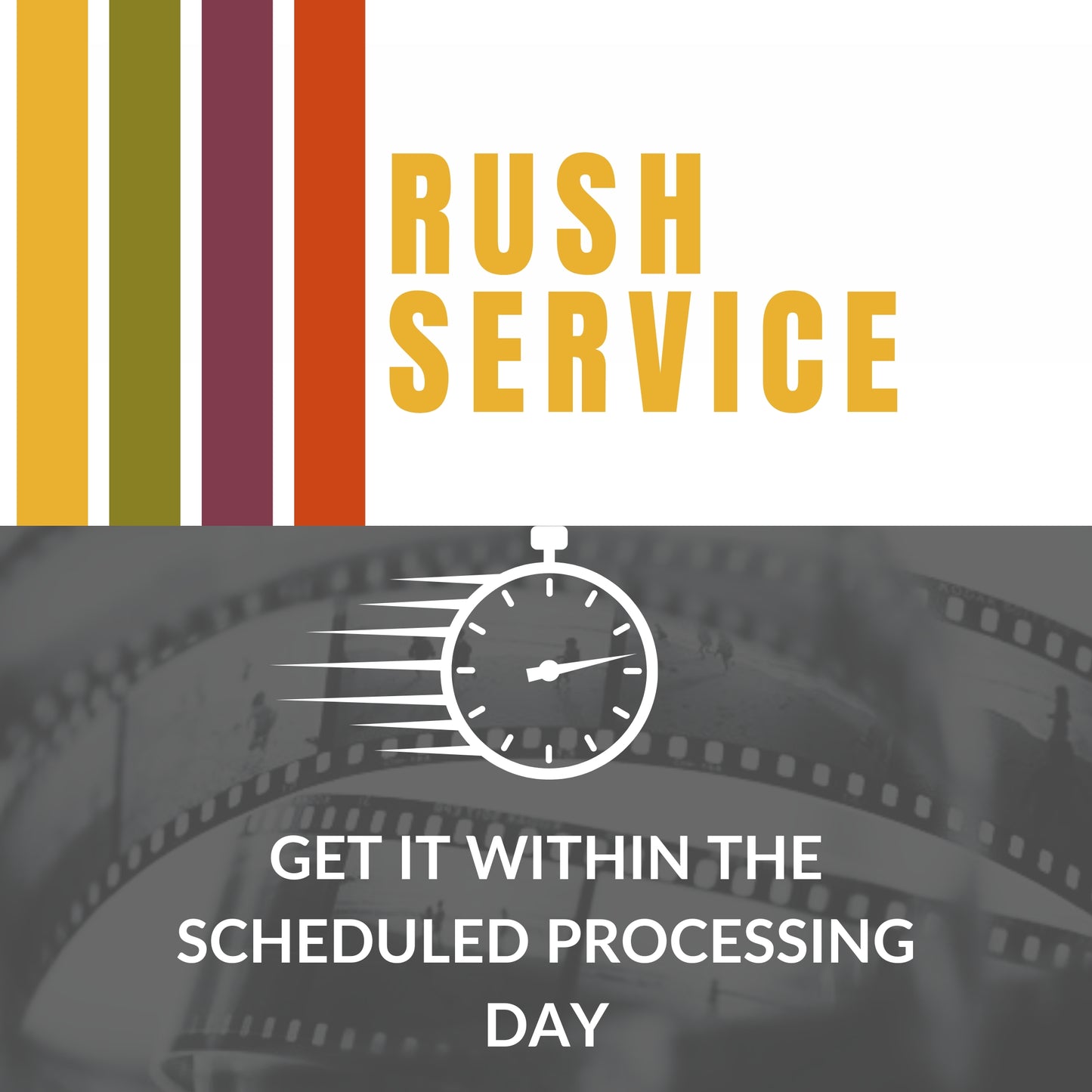 Film Rush Processing Fee