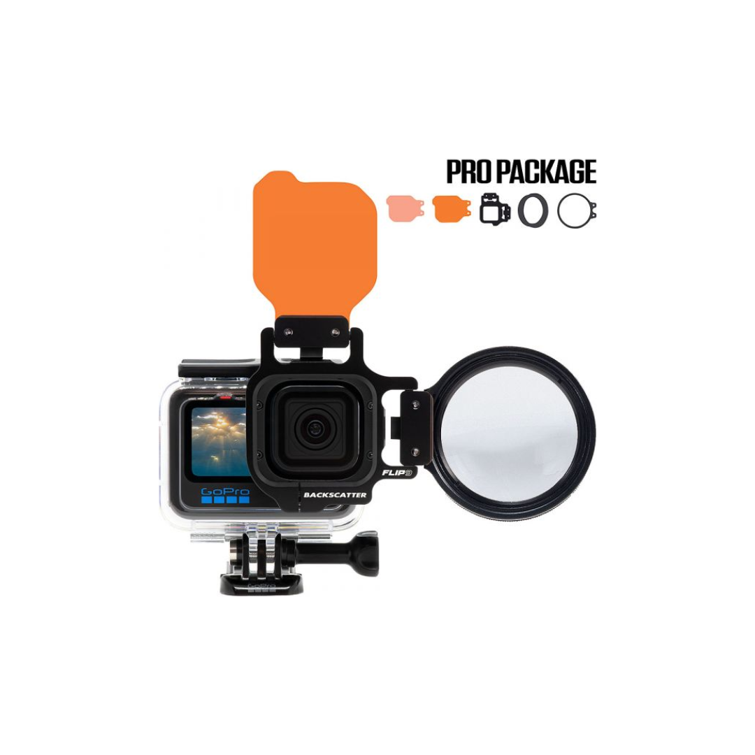 FLIP11 Pro Package with DIVE & DEEP Filters & +15 MacroMate Mini Lens for GoPro HERO 12, 11, 10, 9, 8, 7, 6, 5