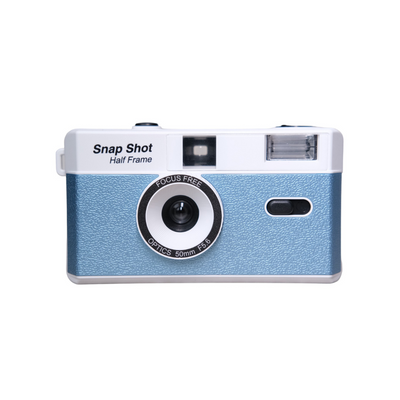 Snap Shot Half Frame Reusable Film Camera (Blue)