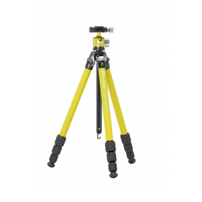 Leofoto LY-224C Mr.Y Series Carbon Fiber Tripod with LH25R Ball Head (Yellow)