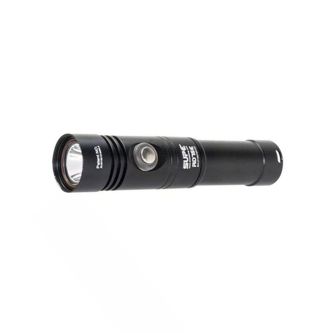 SUPE RD75E 1200 Lumens Dive Torch Light (Black)