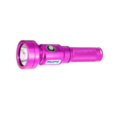 SUPE RD90v2 2000 Lumens Dive Torch Light (Pink)