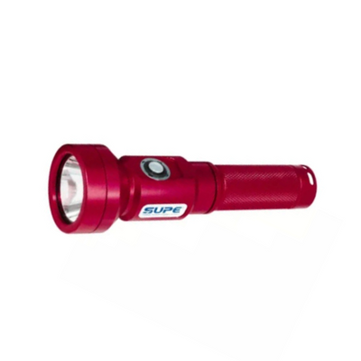 SUPE RD90v2 2000 Lumens Dive Torch Light (Red)