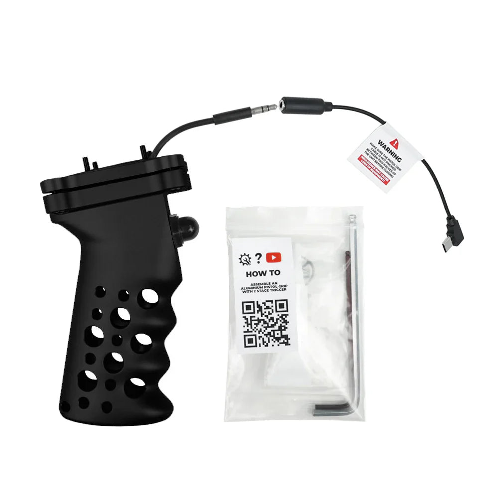 Sea Frogs Aluminium Shutter Grip with Two Stage Trigger for Camera Housings