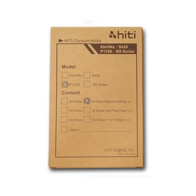 Hiti P110S 4x6" Photo Paper Set