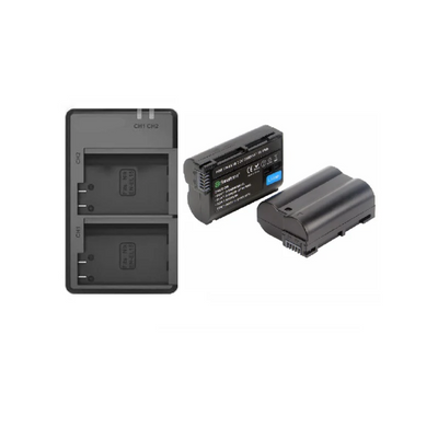 Smatree Dual Charger Kit with 2 extra Battery EN-EL15