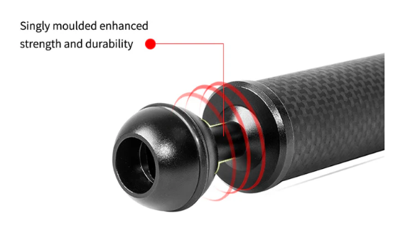 SUPE 10 Inch Carbon Fiber Ball Arm