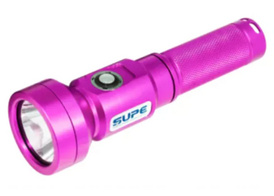 SUPE RD90v2 2000 Lumens Dive Torch Light (Pink)