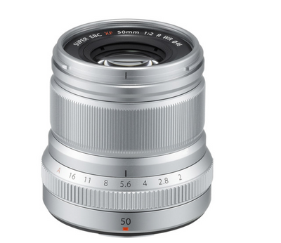 Fujifilm XF 50mm f/2 R WR Lens (Silver)