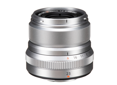 Fujifilm XF 23mm f/2 R WR Lens (Silver)