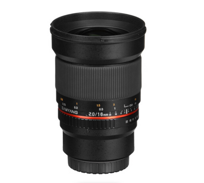 Samyang 16mm f/2.0 ED AS UMC CS Lens for Fujifilm X-mount