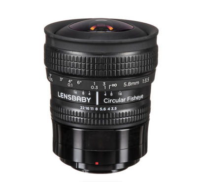 Lensbaby Circular Fisheye 5.8mm f/3.5 Lens for Fujifilm X-mount