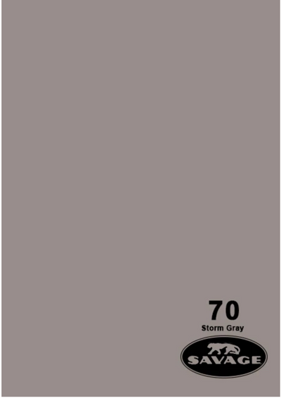 Savage Widestone Seamless Backdrop Paper 9x36ft (Storm Gray)