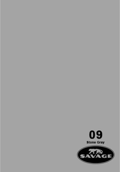 Savage Widestone Seamless Backdrop Paper 9x36ft (Stone Gray)