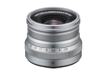 Fujifilm XF 16mm f/2.8 R WR Lens (Silver)