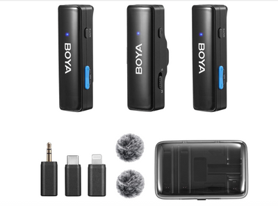 Boya Link Multi-Compatible 2.4HGz Dual Channel Wireless Microphone