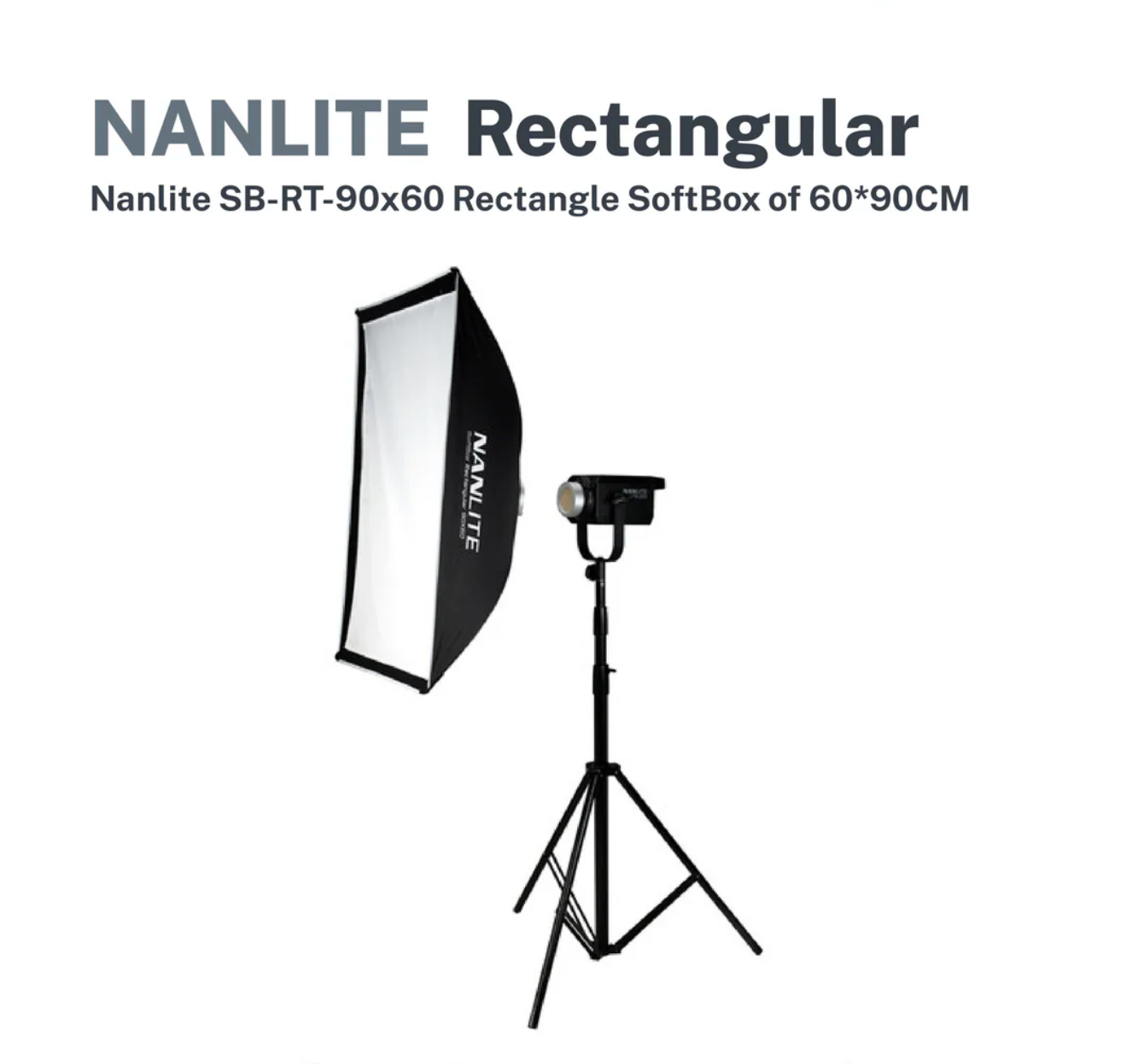 Nanlite Rectangle Softbox 60x90cm