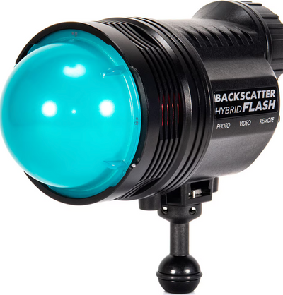 Backscatter Hybrid Flash Ambient Blue 160° Dome Diffuser