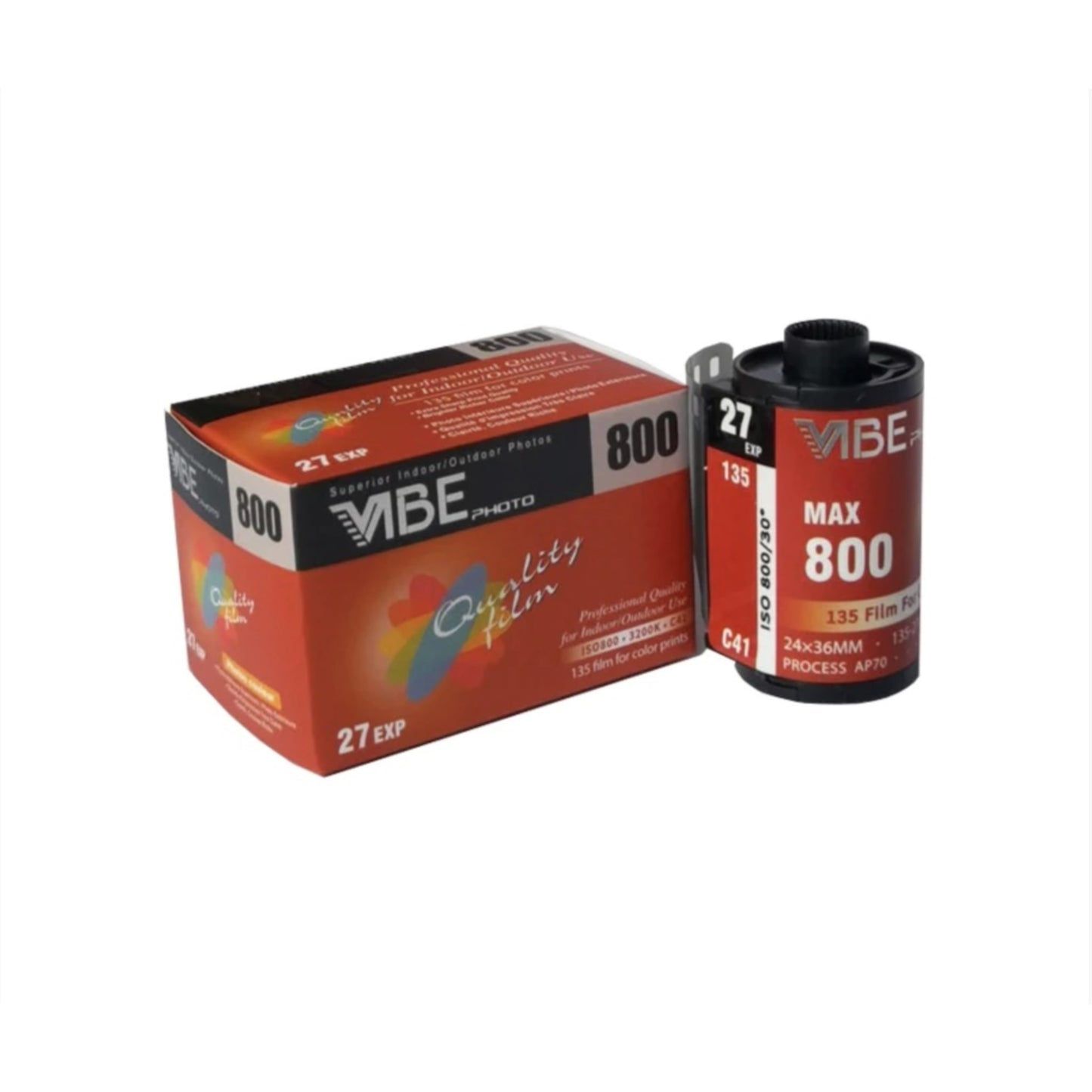 Vibe Max 800 135mm Colored Film 27 Exp