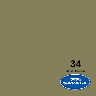 Savage Widestone Seamless Backdrop Paper 9x36ft (Olive Green)