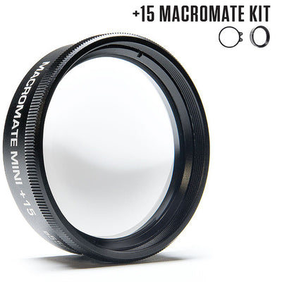 Backscatter Flip +15 Macromate Mini with Filter Holder 55mm