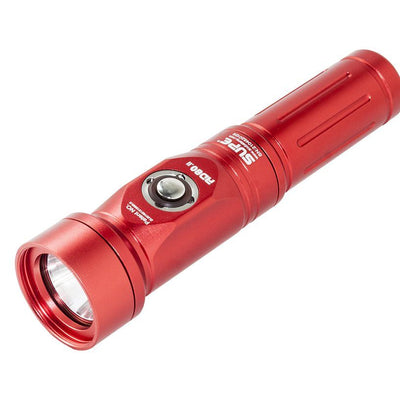 SUPE RD80v2 1500 Lumens Dive Torch Light (Red)