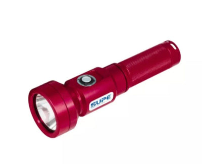 SUPE RD90v2 2000 Lumens Dive Torch Light (Red)