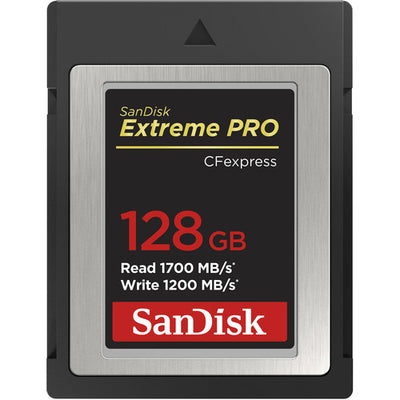 SanDisk Extreme PRO CFexpress Type B Memory Card 128gb