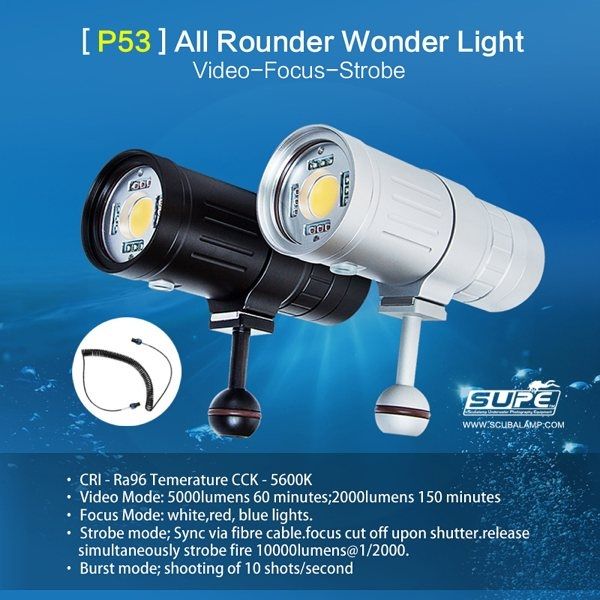 Supe P53 5,000 Lumens Torch Light